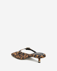 Shop Gillie Leopard Print Kitten Heel Sandal | Kenneth Cole | Kenneth Cole LEOPARD FABRIC