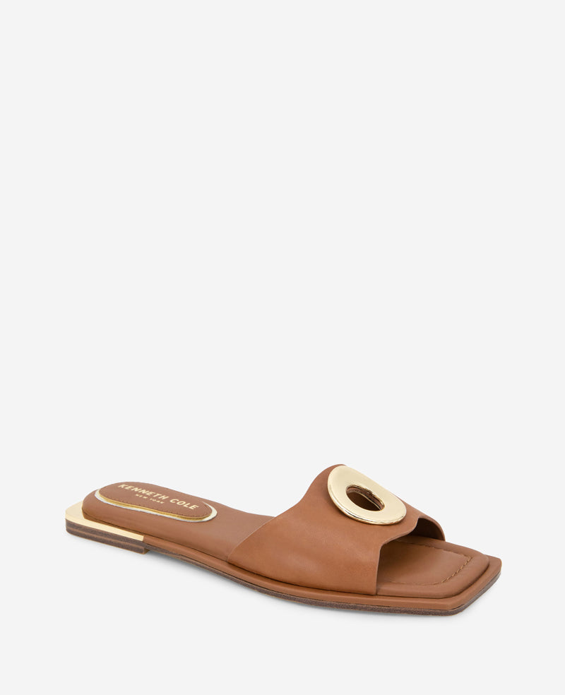 Asher Tan Leather Sandal for Women| Kenneth Cole | Kenneth Cole TAN LEATHER