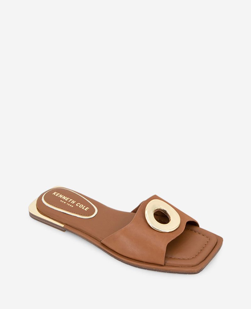 Asher Tan Leather Sandal for Women| Kenneth Cole | Kenneth Cole TAN LEATHER