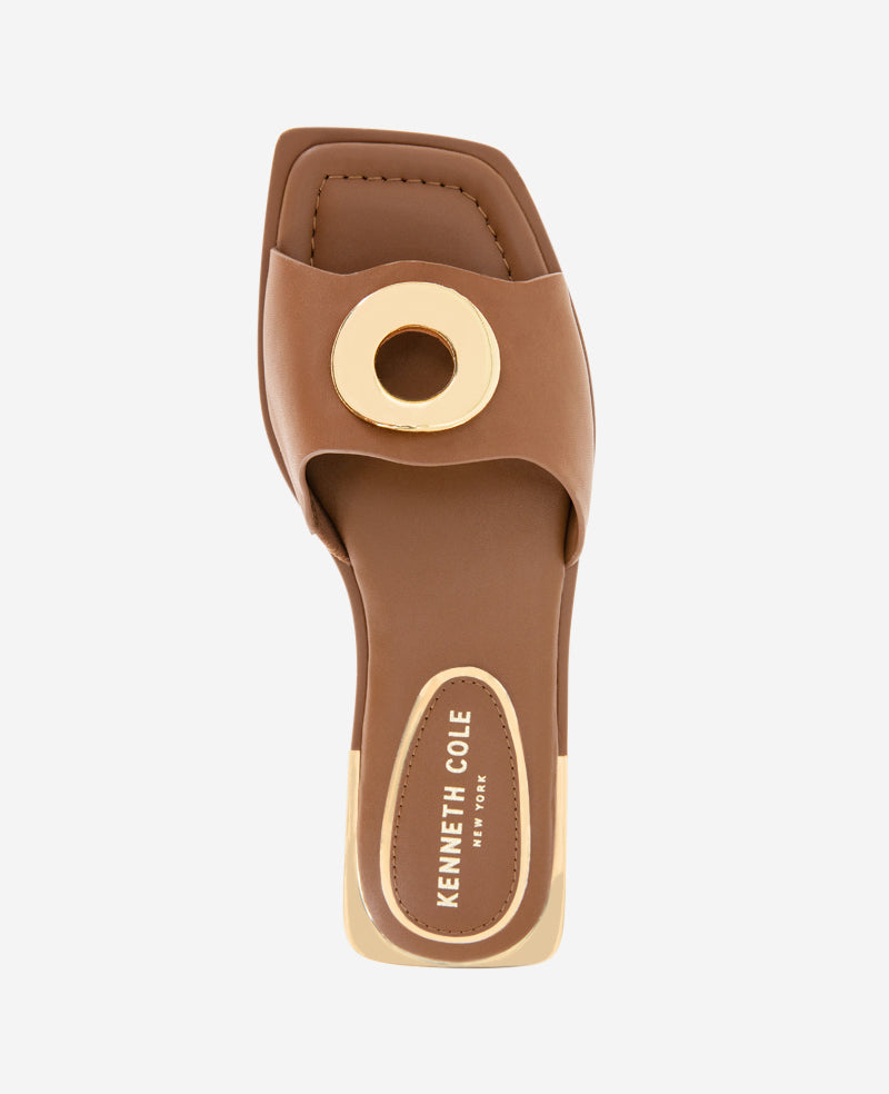 Asher Tan Leather Sandal for Women| Kenneth Cole | Kenneth Cole TAN LEATHER