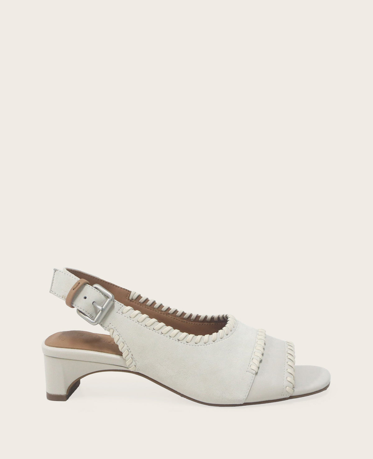 GENTLE SOULS - Samarra Suede Braided Detail Slingback Heel | Kenneth Cole STONE SUEDE