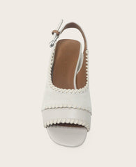 GENTLE SOULS - Samarra Suede Braided Detail Slingback Heel | Kenneth Cole STONE SUEDE