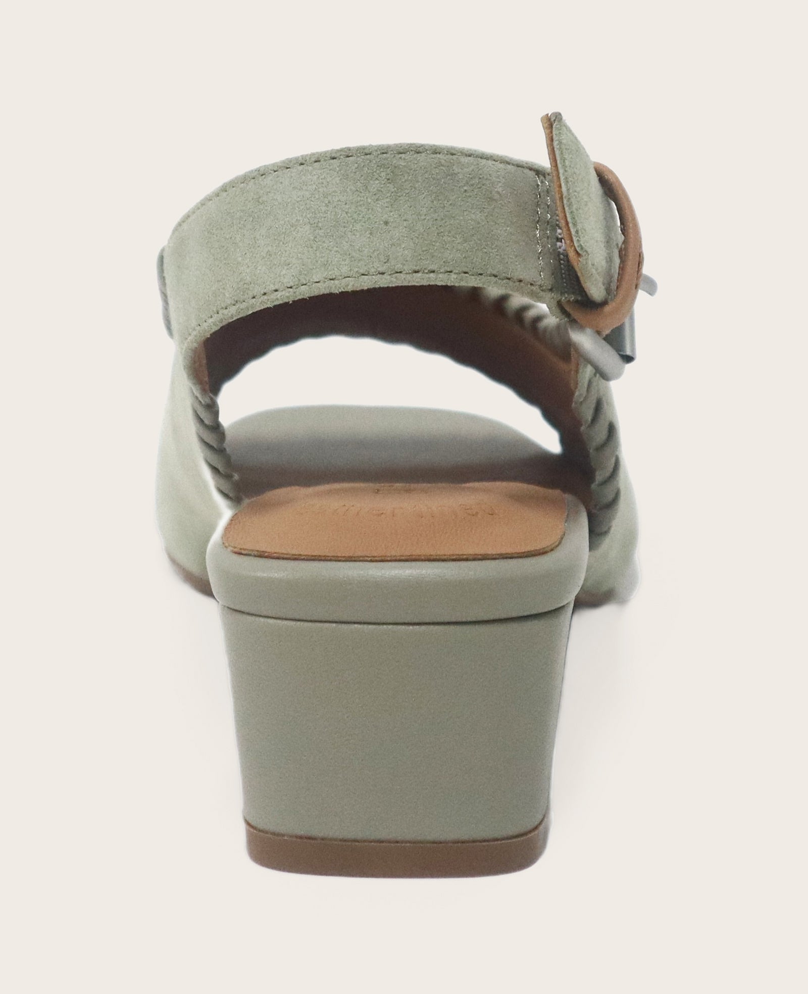 GENTLE SOULS - Samarra Suede Braided Detail Slingback Heel | Kenneth Cole SILVER SAGE SUEDE