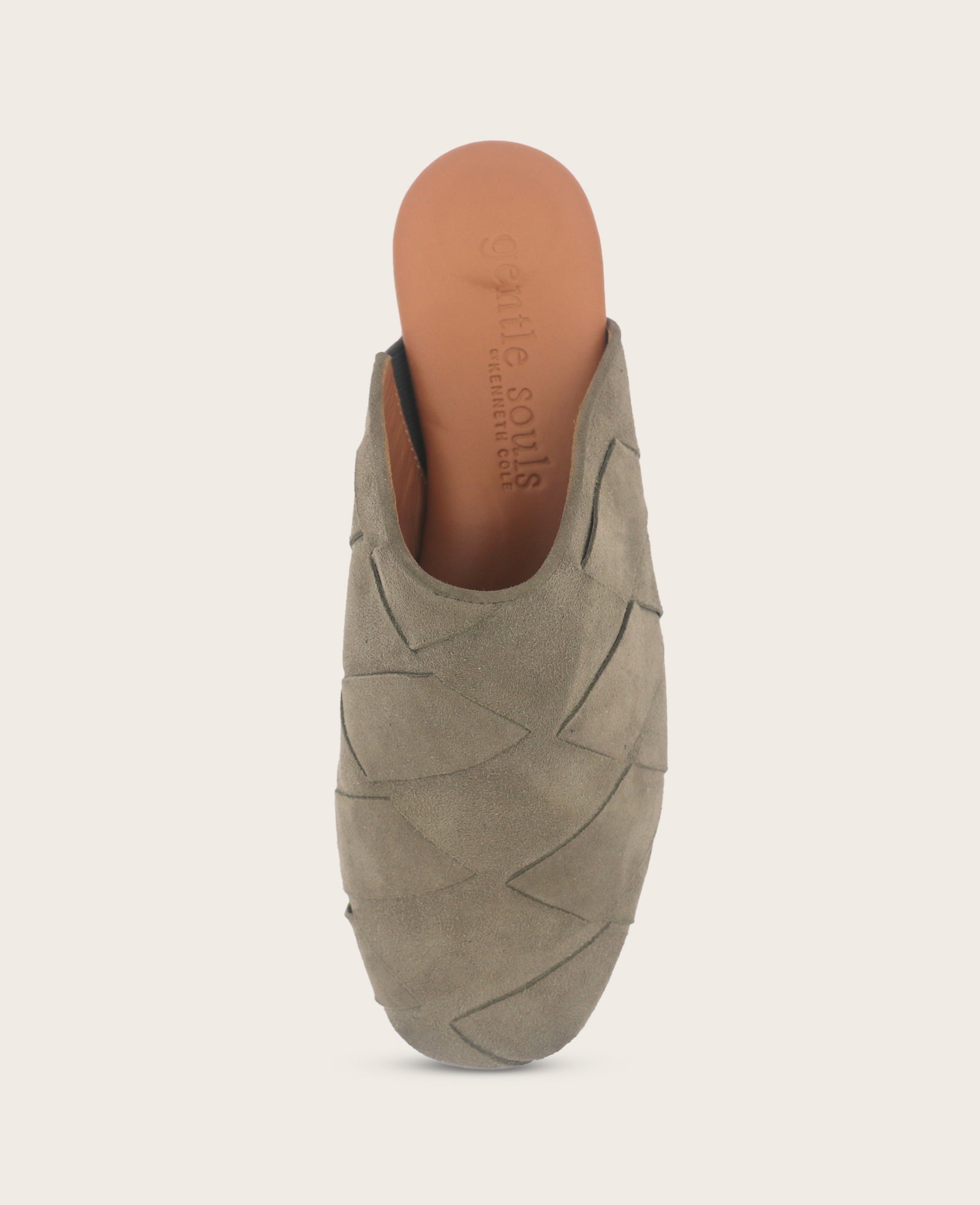 GENTLE SOULS - Westley Suede Woven Mule | Kenneth Cole WALNUT SUEDE