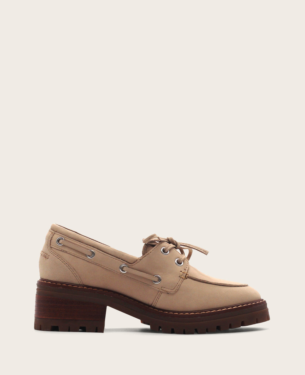 Shop Gentle Souls Brigly Smoke Grey Boat Shoe | KC | Kenneth Cole SMOKE GREY LEATHER