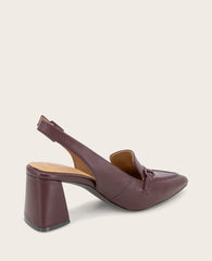Shop Gentle Souls Dawson Burgundy Leather Slingback | KC | Kenneth Cole BURGUNDY LEATHER