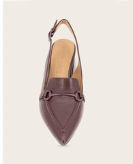 Shop Gentle Souls Dawson Burgundy Leather Slingback | KC | Kenneth Cole BURGUNDY LEATHER