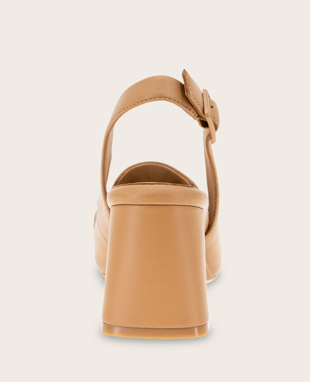 Shop Gentle Souls Dawson Leather Slingback | Kenneth Cole | Kenneth Cole CAMEL LEATHER