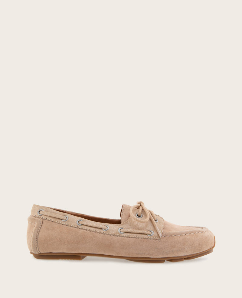 Shop Gentle Souls Marina Suede Boat Shoe | Kenneth Cole | Kenneth Cole WARM SAND SUEDE