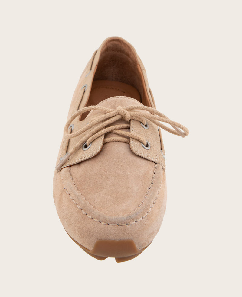 Shop Gentle Souls Marina Suede Boat Shoe | Kenneth Cole | Kenneth Cole WARM SAND SUEDE