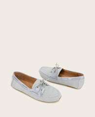 Marina Leather Boat Shoe – Ashley Blue | Gentle Souls by KC | Kenneth Cole ASHLEY BLUE LEATHER